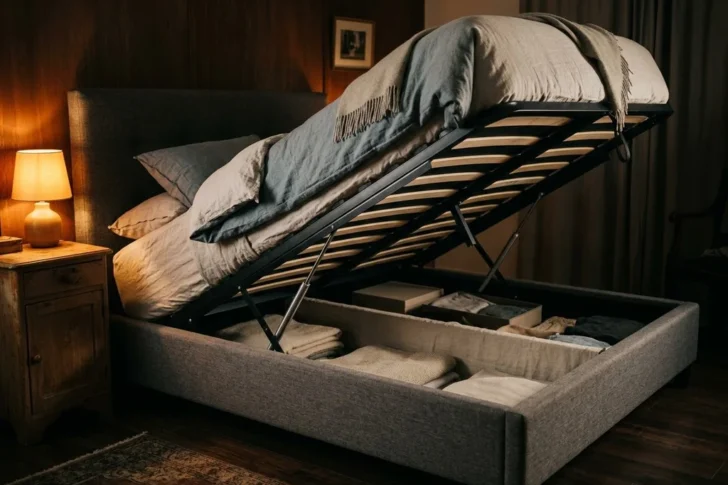 Dimensions d&rsquo;un lit coffre : bien mesurer avant d&rsquo;acheter