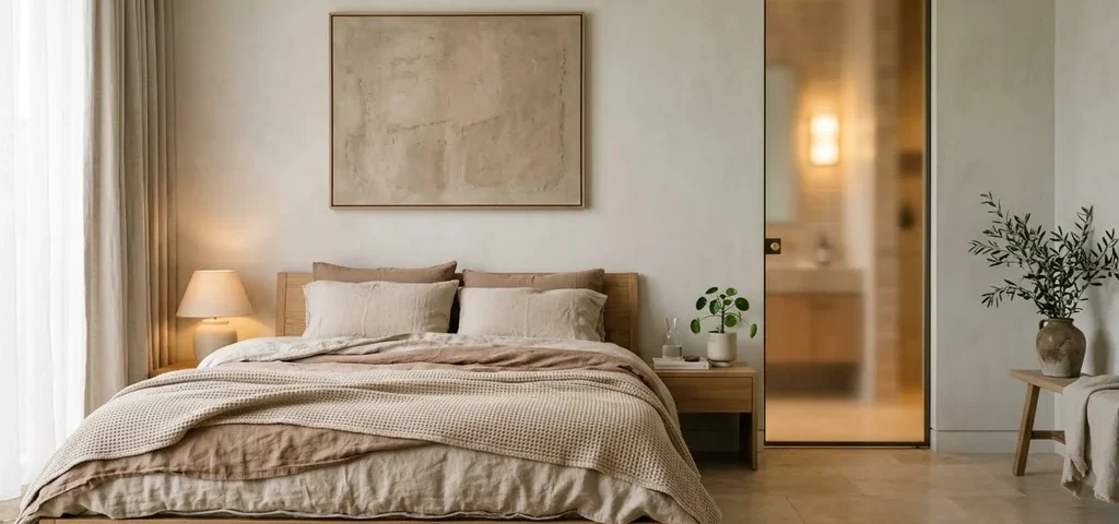 photo realistic bedroom modern